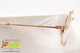 BLUE BAY by SAFILO mod. PENNY LANE 012, Vintage eyeglass frame oval golden, New Old Stock