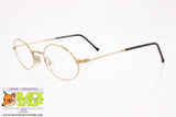 BLUE BAY by SAFILO mod. PENNY LANE 012, Vintage eyeglass frame oval golden, New Old Stock