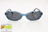 CALVIN KLEIN mod. 4015 74 Vintage Sunglasses blue & violet, New Old Stock 1990s