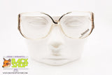RODENSTOCK mod. LADY R 941 A, Vintage eyeglass frame clear & striped black, New Old Stock 1980s