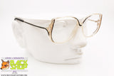 RODENSTOCK mod. LADY R 941 A, Vintage eyeglass frame clear & striped black, New Old Stock 1980s