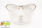 SISLEY mod. SLY 579 B39, Vintage futuristic women eyeglass frame silver, New Old Stock 1990s