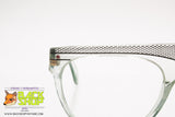 ROBERTO MECIANI mod. 701 C.80 PAT.9804 C.86 Vintage Rare Italian Sunglasses frame, checkerboard with strass, New Old Stock 1980s