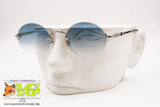 BROOKS BROTHERS Vintage Oval Sunglasses , Rimless screwed lenses, New Old Stock 1990s