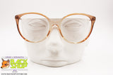 INDO frame Spain Vintage round/cat eye eyeglass frame women, Brown & Clear, New Old Stock 80s