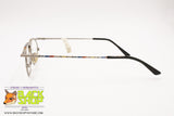 SKANDAL Germany High design crazy glasses frame, Silver & Hand Painted details, New Old Stock 90s