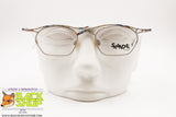 SKANDAL Germany High design crazy glasses frame, Silver & Hand Painted details, New Old Stock 90s