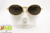 LOZZA mod. SL1082 103 Vintage oval Sunglasses, Gold piquet effect, New Old Stock