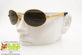 LOZZA mod. SL1082 103 Vintage oval Sunglasses, Gold piquet effect, New Old Stock