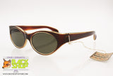 MIRASOL Authentic 1960s Sunglasses, Plastic polimer material clear & brown, New Old Stock