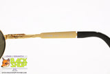LOZZA mod. SL1082 103 Vintage oval Sunglasses, Gold piquet effect, New Old Stock