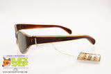 MIRASOL Authentic 1960s Sunglasses, Plastic polimer material clear & brown, New Old Stock