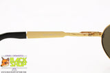 LOZZA mod. SL1082 103 Vintage oval Sunglasses, Gold piquet effect, New Old Stock