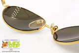 LOZZA mod. SL1082 103 Vintage oval Sunglasses, Gold piquet effect, New Old Stock