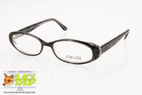 PIN'S Made in Italy, Small striped clear & black cat eye women's eyeglass frame, New Old Stock