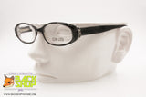 PIN'S Made in Italy, Small striped clear & black cat eye women's eyeglass frame, New Old Stock