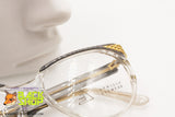 APRILIA EYEWEAR Vintage women's eyeglass frame, Semi-round lenses, New Old Stock 90s