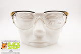 APRILIA EYEWEAR Vintage women's eyeglass frame, Semi-round lenses, New Old Stock 90s