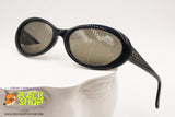 DECHO Vintage 90s women's sunglasses, Oval lenses deep blue acetate, New Old Stock
