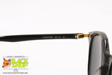 LE CLUB Actif mod. CLAYTON 44, Vintage Sunglasses round wayfarer, black golden, New Old Stock 1990s