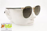 PACO RABANNE Paris mod. Pr-737 Gp-343 Vintage sunglasses round, green dappled, New Old Stock 1980s