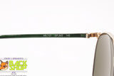 PACO RABANNE Paris mod. Pr-737 Gp-343 Vintage sunglasses round, green dappled, New Old Stock 1980s