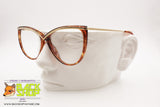 ESSENCE by INDO mod. 415 Women's cat eye frame golden eyebrows bar, Made in Japan, New Old Stock