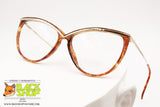ESSENCE by INDO mod. 415 Women's cat eye frame golden eyebrows bar, Made in Japan, New Old Stock