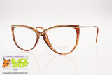 ESSENCE by INDO mod. 415 Women's cat eye frame golden eyebrows bar, Made in Japan, New Old Stock