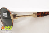 GIUGIARO mod. G-539 C-1051-S Vintage Sunglasses, round golden & dappled, New Old Stock 1990s