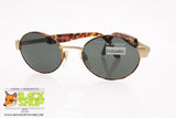 GIUGIARO mod. G-539 C-1051-S Vintage Sunglasses, round golden & dappled, New Old Stock 1990s