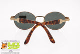 GIUGIARO mod. G-539 C-1051-S Vintage Sunglasses, round golden & dappled, New Old Stock 1990s