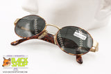GIUGIARO mod. G-539 C-1051-S Vintage Sunglasses, round golden & dappled, New Old Stock 1990s