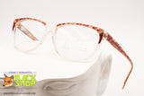 APRILIA EYEWEAR line. FANTASIA 23 271, Women's eyeglass frame clear & Red animalier, Nos New