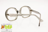 Vintage traslucent grey Sunglasses frame, acetate & metal, New Old Stock 1970s