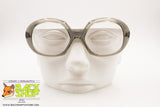 Vintage traslucent grey Sunglasses frame, acetate & metal, New Old Stock 1970s