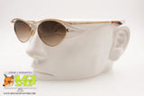 ESSENCE 948 Gold/Satin Gold Vintage Dandy Sunglasses, rhombus lenses, New Old Stock