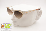 ESSENCE 948 Gold/Satin Gold Vintage Dandy Sunglasses, rhombus lenses, New Old Stock