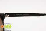 FIORUCCI FC6 Round Clubmaster Sunglasses, Black lucite frame, New Old Stock