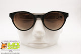 FIORUCCI FC6 Round Clubmaster Sunglasses, Black lucite frame, New Old Stock