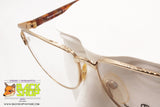 NAZARENO GABRIELLI 131-605 Vintage elegant & architectural women's eyeglass frame, New Old Stock 1980s
