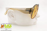 MARWITZ mod. 674 AA8 8056 Vintage Sunglasses round big oversize, yellow lenses, New Old Stock 1970s