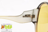MARWITZ mod. 674 AA8 8056 Vintage Sunglasses round big oversize, yellow lenses, New Old Stock 1970s
