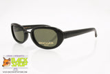 ROCHAS PARIS mod. 9088 01 Vintage Sunglasses total black oval lenses, New Old Stock 1990s