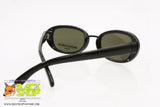 ROCHAS PARIS mod. 9088 01 Vintage Sunglasses total black oval lenses, New Old Stock 1990s