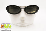 ROCHAS PARIS mod. 9088 01 Vintage Sunglasses total black oval lenses, New Old Stock 1990s