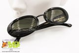 ROCHAS PARIS mod. 9088 01 Vintage Sunglasses total black oval lenses, New Old Stock 1990s