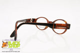 CHEVIGNON mod. COACH 6747 Vintage eyeglasses frame oval rims, brown tortoise & black arms inserts, New Old Stock 1990s