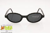 SERGIO TACCHINI S.T. 1515-S Vintage Sunglasses oval rims, lucite black acetate, New Old Stock 90s