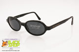 SERGIO TACCHINI S.T. 1515-S Vintage Sunglasses oval rims, lucite black acetate, New Old Stock 90s